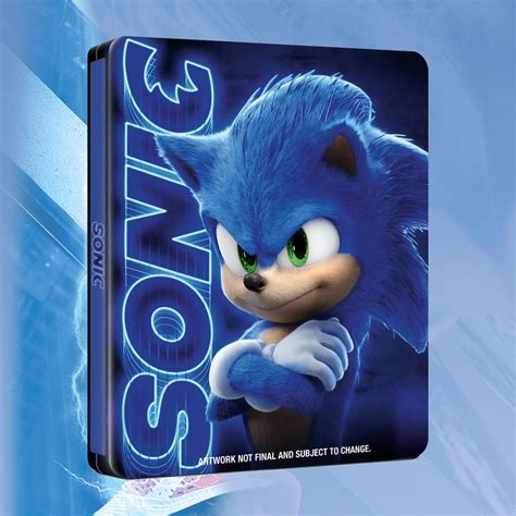 Sonic The Hedgehog Zavvi Exclusive 4k Ultra Hd Steelbook Includes 2d