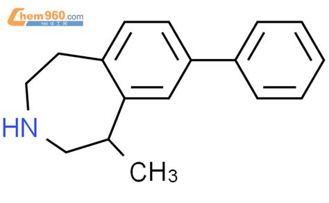 851544 99 5 1H 3 BENZAZEPINE 2 3 4 5 TETRAHYDRO 1 METHYL 8 PHENYL 化学式