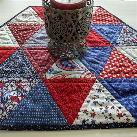 Patriotic Table Mat Etsy