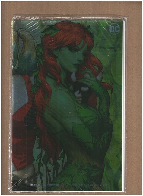 Harley Quinn Poison Ivy Dc Convention Artgerm Foil Harley Quinn Nm