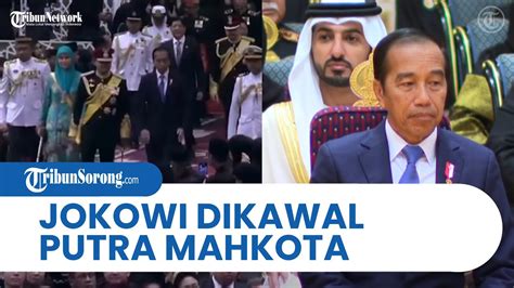 Jadi Tamu Istimewa Jokowi Dikawal Putra Mahkota Saat Hadiri Pernikahan