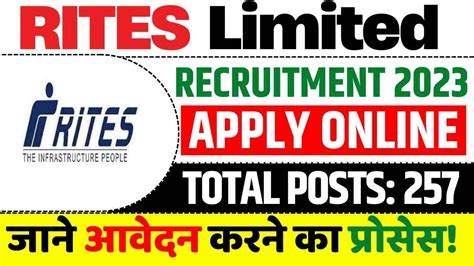 Rites Limited Recruitment Apply Online For Apprentice Vacancies