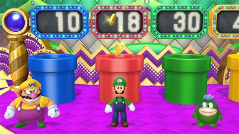 Mario Party 10 Coin Challenge 2 Player Wario Luigi Spike Peach