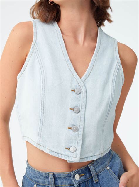 Ripley Chaleco Sastrero Index Para Mujer Denim Cegillete