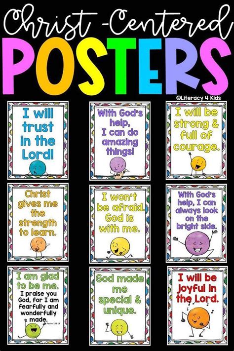 Bible Based Posters for the Christian Classroom | Christian classroom ...