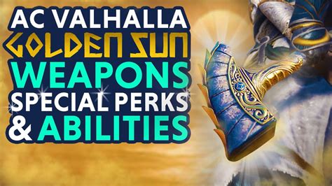 New Golden Sun Weapons Found In Latest Update Assassin S Creed Valhalla Update Ac Valhalla