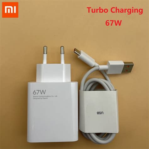 Xiaomi W Turbo Carregador R Pido Ue Qc Tipo C Cabo Para Redmi