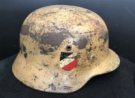 WW2 German DD M35 Tropical Camo Luftwaffe Helmet