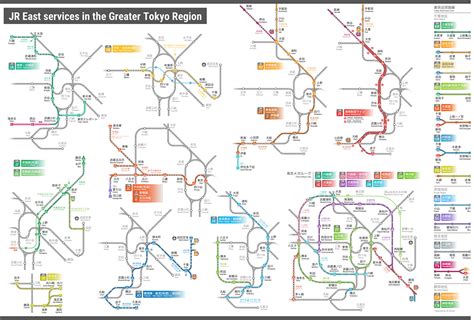 Greater Tokyo Railway Network Version 2 3 16 Images Behance