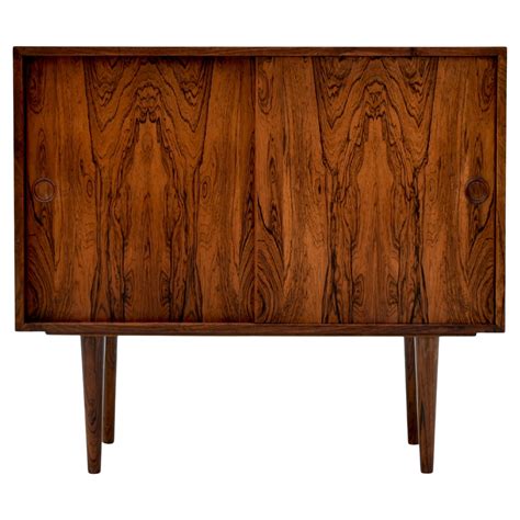 Petite Kai Kristiansen Style Danish Mid Century Teak Sideboard For Sale