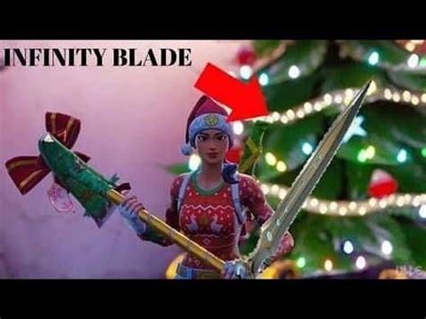 S A B Gat O Sabie Numita Infinity Blade Pe Fortnite Youtube