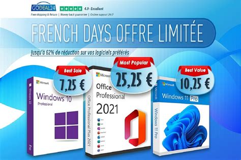 Chez Godeal La Licence Vie Microsoft Office Est Et Windows