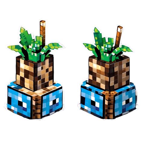 Download Minecraft Cake Toppers Png 06132024