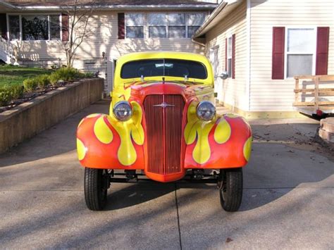 Chevy Gasser Hot Rod Rat Rod Street Rod Rat Rod Chopped Top Custom Coupe For Sale