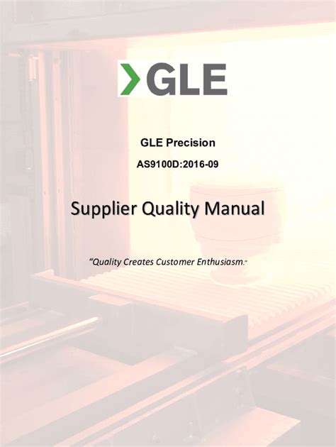 Fillable Online Supplier Quality Manual Fax Email Print Pdffiller