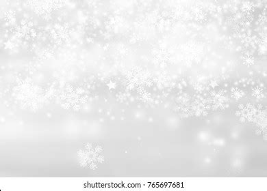 White Blur Abstract Background Bokeh Christmas Stock Illustration