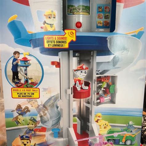 Paw Patrol My Size Lookout Tower With Exclusive Vehicle Rotating