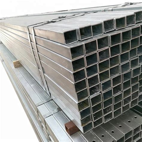 Qihua Hot DIP Galvanized Square Tubing For Carports Galvanized Steel Pipe Iron Rectangular Tube