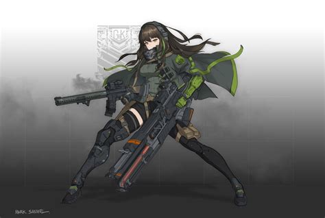 M4a1 And M4a1 Girls Frontline Drawn By Marksanwel Danbooru