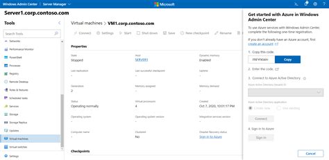 Administraci N De M Quinas Virtuales Con Windows Admin Center Azure