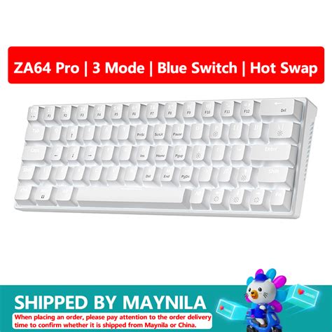 ZIFRIEND ZA64 Pro 64 Keys Wireless Mechanical Keyboard Wired