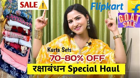 Kurta Sets Haul Flipkart Haul Rakshabandhan Outfits Flipkart Kurta Sets