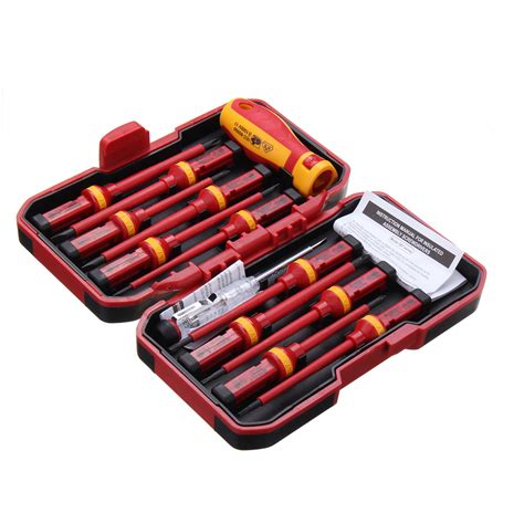 New 13pcs 1000v Electronic Insulated Screwdriver Set Phillips Slotted Torx Cr V Screwdriver