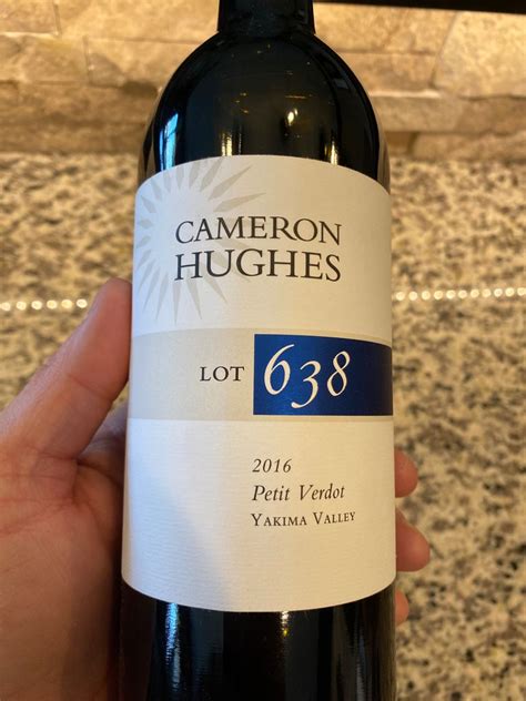 2016 Cameron Hughes Petit Verdot Lot 638 USA Washington Columbia