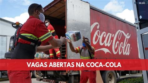 Coca Cola está mais de 260 vagas de emprego abertas em todo o