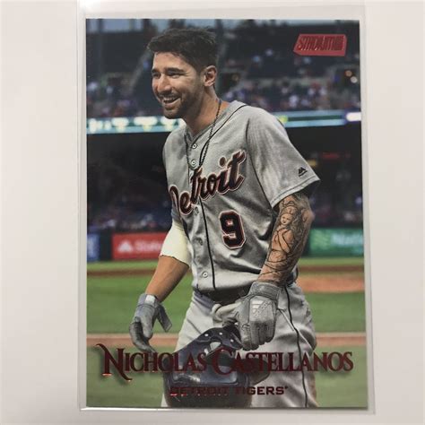 Nicholas Castellanos Base Parallel Red Foil Topps