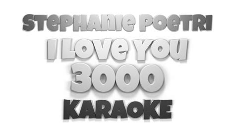 Stephanie Poetri I Love You 3000 Karaoke Youtube