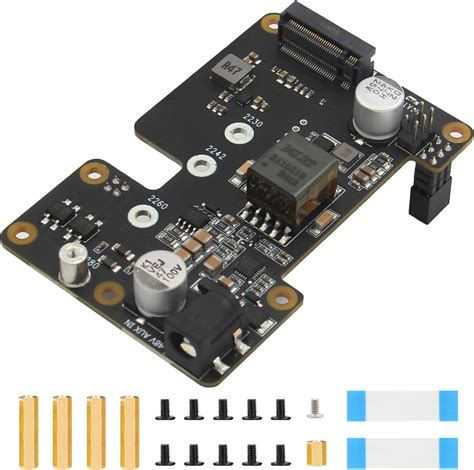 Amazon Geekworm X1012 PCIe To M 2 HAT Key M NVMe SSD And POE