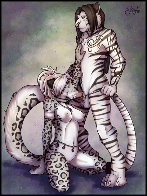 Rule 34 Anthro Breasts Feline Fellatio Female Fur Furry Kaylii Leash