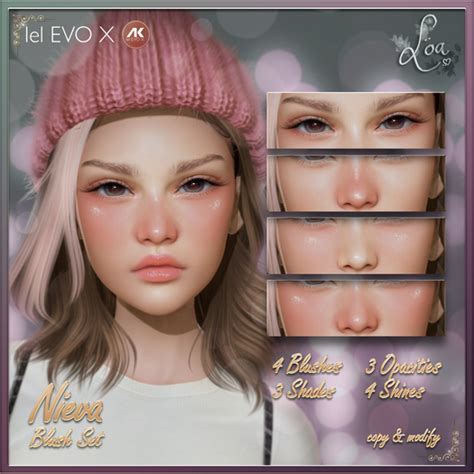 Second Life Marketplace Loa Nieva Blush Set ~lelutka Evo X~ [bom]