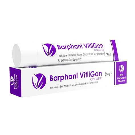 Barphani Vitligon 100 Natural Ayurvedic Vitiligo Cream Super