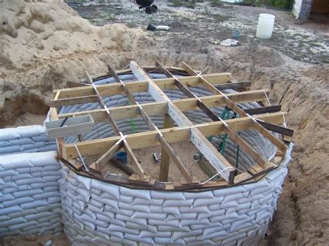 Subterranean Earthbag Construction Recycled House Earth Bag Homes