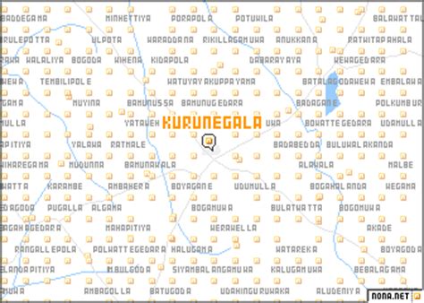 Kurunegala (Sri Lanka) map - nona.net