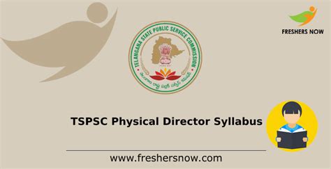 TSPSC Physical Director Syllabus 2024 Exam Pattern