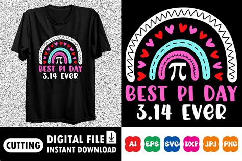 Best Pi Day Ever Rainbow Math Shirt Graphic By Vision Art