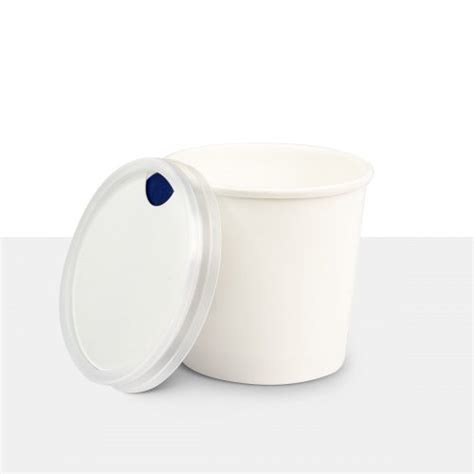 125ml Paper Ice Cream Cup With Plastic Spoon In Lid