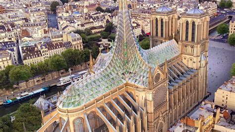 Notre Dame Concept Suggests A Garden Solar Power And Glass Canopy