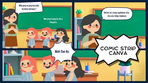 Cara Membuat Comic Strip Di Canva Youtube