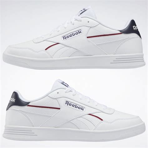 Reebok Court Advance Vegan Shoes In Cloud White Vector Navy Classic