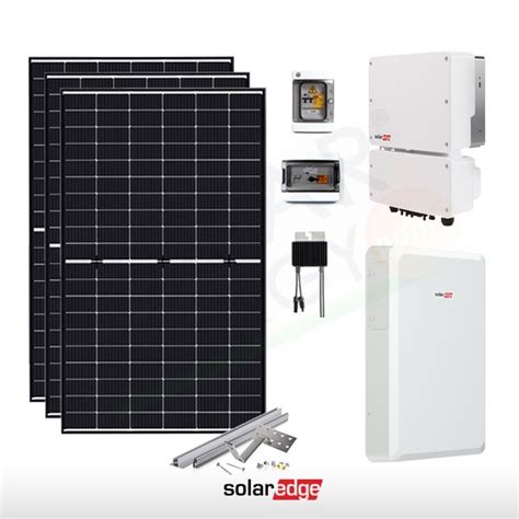 Kit Fotovoltaico 62 Kw Solaredge Con Accumulo 10 Kwh Completo