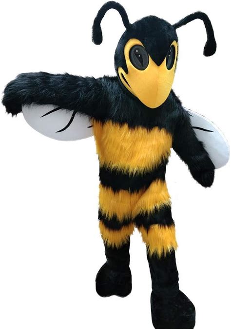 Deluxe Hornet Bumble Bee Mascot Costume Adult Size For Men