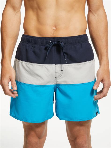 Adidas Synthetic Colour Block Swim Shorts In Blue For Men Lyst