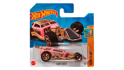 Машинка Базова Hot Wheels Surf Crate Treasure Hunts Surf s Up HKL Pink купити в