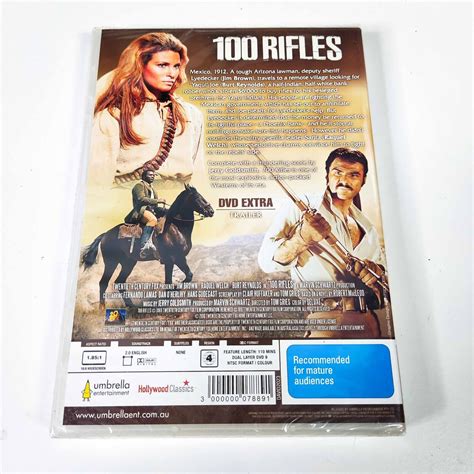 100 Rifles DVD 1969 For Sale Online EBay