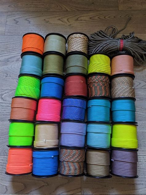 Paracord 550. Високоякісний паракорд 550 lbs, 4 мм, 250 кг , НЕЙЛОН ...