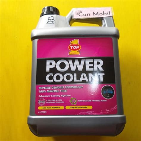 Jual Radiator Coolant Top 1 Power Coolant Pink 4 Liter Shopee Indonesia